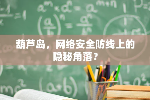 葫芦岛，网络安全防线上的隐秘角落？
