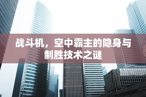 战斗机，空中霸主的隐身与制胜技术之谜