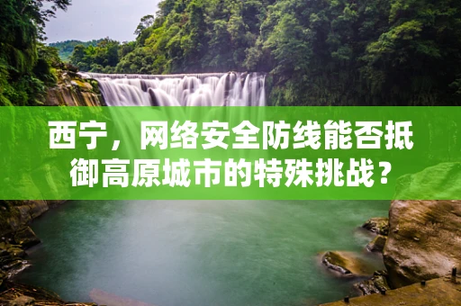 西宁，网络安全防线能否抵御高原城市的特殊挑战？