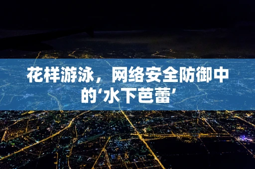 花样游泳，网络安全防御中的‘水下芭蕾’
