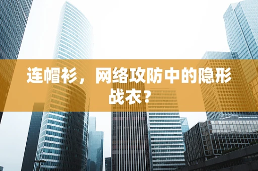 连帽衫，网络攻防中的隐形战衣？
