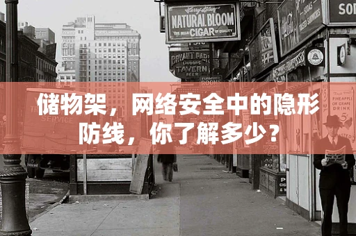 储物架，网络安全中的隐形防线，你了解多少？