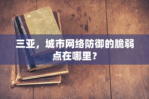 三亚，城市网络防御的脆弱点在哪里？