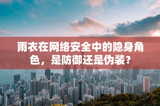 雨衣在网络安全中的隐身角色，是防御还是伪装？