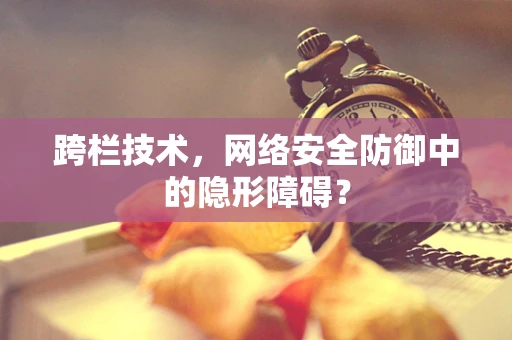 跨栏技术，网络安全防御中的隐形障碍？