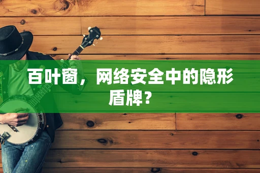 百叶窗，网络安全中的隐形盾牌？