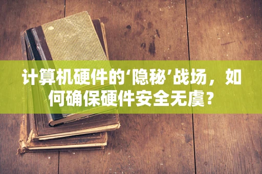 计算机硬件的‘隐秘’战场，如何确保硬件安全无虞？