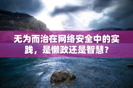 无为而治在网络安全中的实践，是懒政还是智慧？