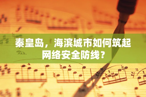 秦皇岛，海滨城市如何筑起网络安全防线？