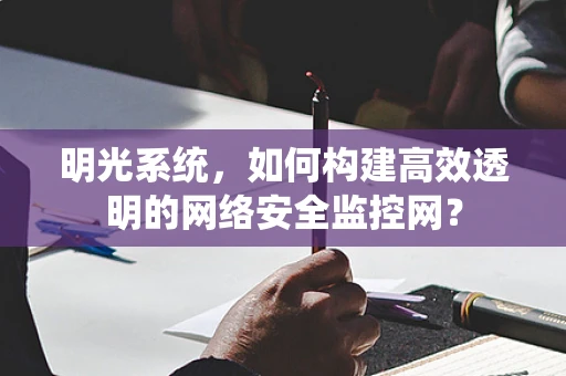 明光系统，如何构建高效透明的网络安全监控网？