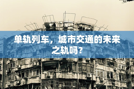 单轨列车，城市交通的未来之轨吗？