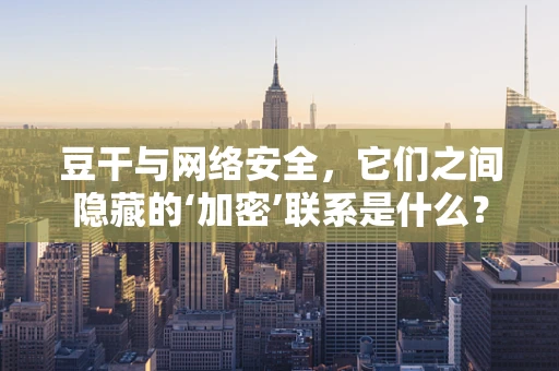 豆干与网络安全，它们之间隐藏的‘加密’联系是什么？