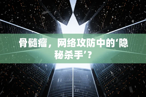 骨髓瘤，网络攻防中的‘隐秘杀手’？