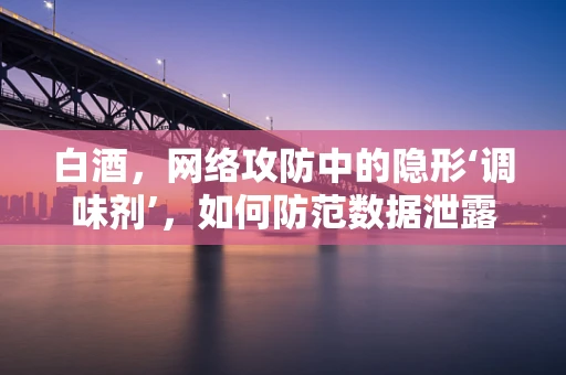 白酒，网络攻防中的隐形‘调味剂’，如何防范数据泄露的‘醉人’风险？