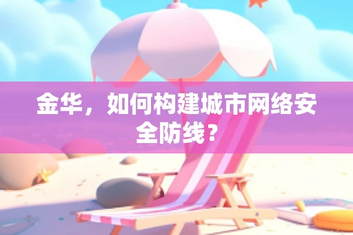 金华，如何构建城市网络安全防线？
