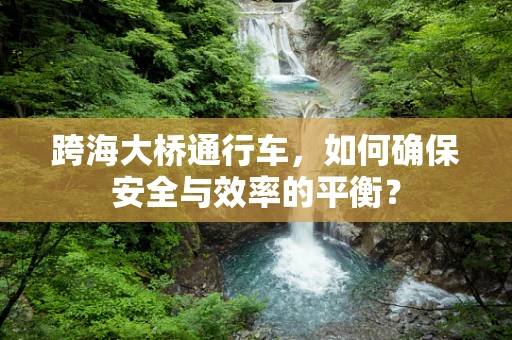 跨海大桥通行车，如何确保安全与效率的平衡？