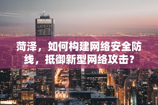 菏泽，如何构建网络安全防线，抵御新型网络攻击？