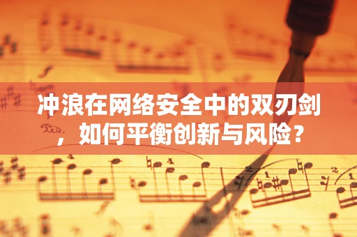 冲浪在网络安全中的双刃剑，如何平衡创新与风险？
