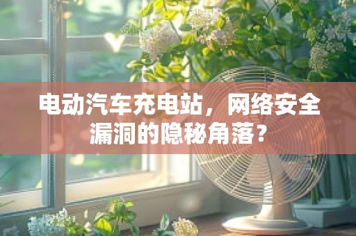 电动汽车充电站，网络安全漏洞的隐秘角落？
