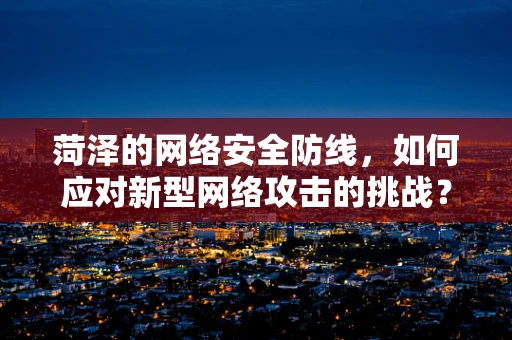 菏泽的网络安全防线，如何应对新型网络攻击的挑战？
