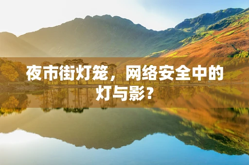 夜市街灯笼，网络安全中的灯与影？