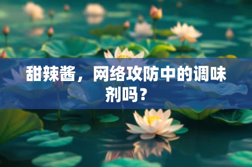 甜辣酱，网络攻防中的调味剂吗？
