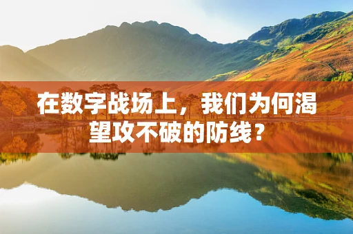 在数字战场上，我们为何渴望攻不破的防线？