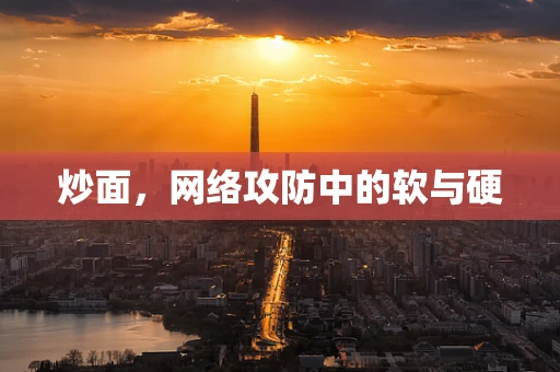 炒面，网络攻防中的软与硬