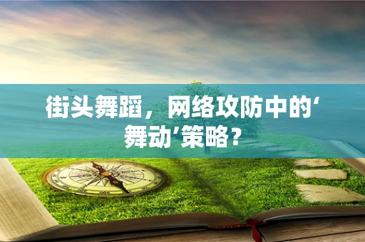 街头舞蹈，网络攻防中的‘舞动’策略？