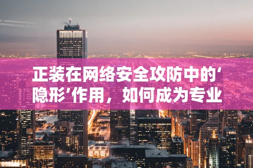 正装在网络安全攻防中的‘隐形’作用，如何成为专业形象的‘护盾’？
