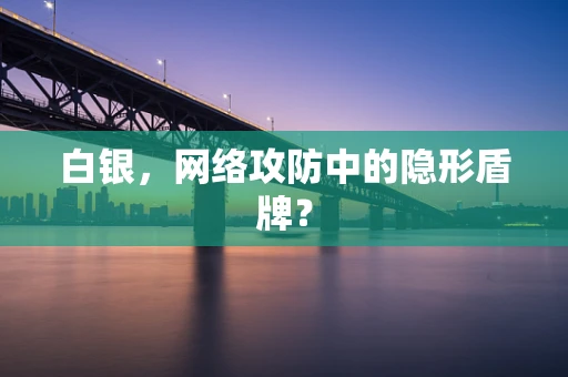 白银，网络攻防中的隐形盾牌？