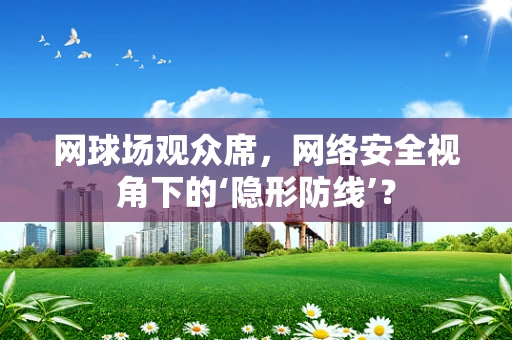 网球场观众席，网络安全视角下的‘隐形防线’？