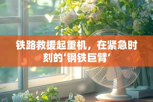 铁路救援起重机，在紧急时刻的‘钢铁巨臂’