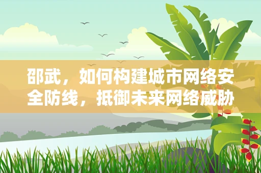 邵武，如何构建城市网络安全防线，抵御未来网络威胁？