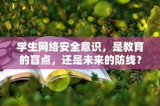 学生网络安全意识，是教育的盲点，还是未来的防线？