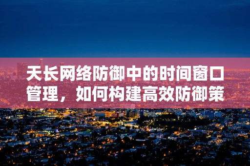 天长网络防御中的时间窗口管理，如何构建高效防御策略？