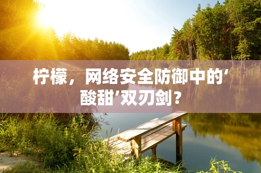 柠檬，网络安全防御中的‘酸甜’双刃剑？