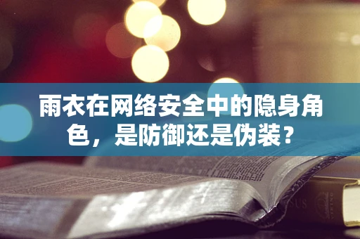 雨衣在网络安全中的隐身角色，是防御还是伪装？