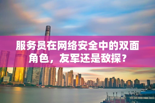 服务员在网络安全中的双面角色，友军还是敌探？