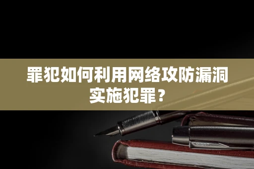 罪犯如何利用网络攻防漏洞实施犯罪？
