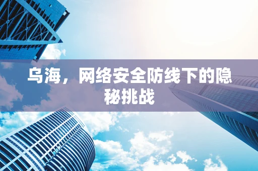 乌海，网络安全防线下的隐秘挑战