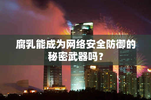 腐乳能成为网络安全防御的秘密武器吗？