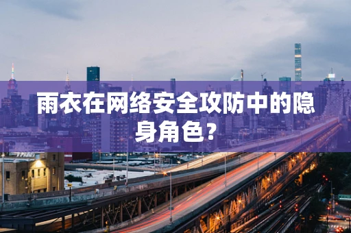 雨衣在网络安全攻防中的隐身角色？