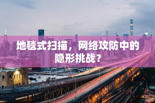 地毯式扫描，网络攻防中的隐形挑战？