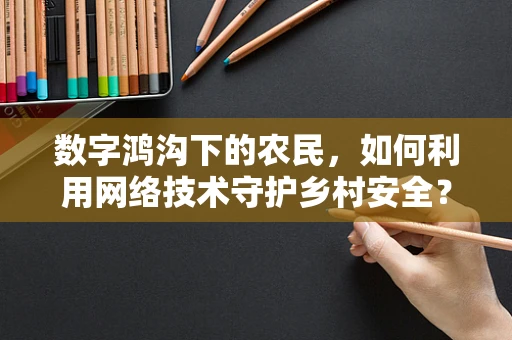 数字鸿沟下的农民，如何利用网络技术守护乡村安全？