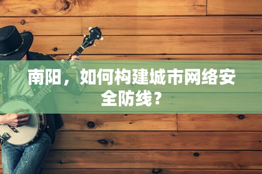 南阳，如何构建城市网络安全防线？