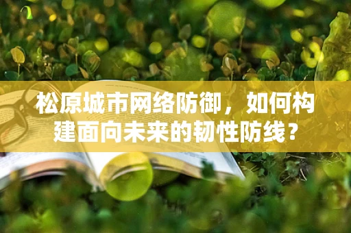 松原城市网络防御，如何构建面向未来的韧性防线？