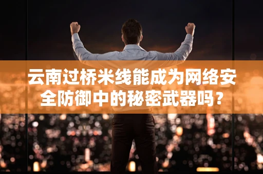 云南过桥米线能成为网络安全防御中的秘密武器吗？