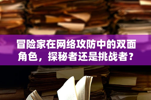 冒险家在网络攻防中的双面角色，探秘者还是挑战者？