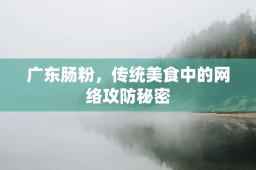 广东肠粉，传统美食中的网络攻防秘密